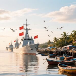 48-я эскадра сопровождения ВМС Китая прибыла в Малайзию с дружественным визитом
